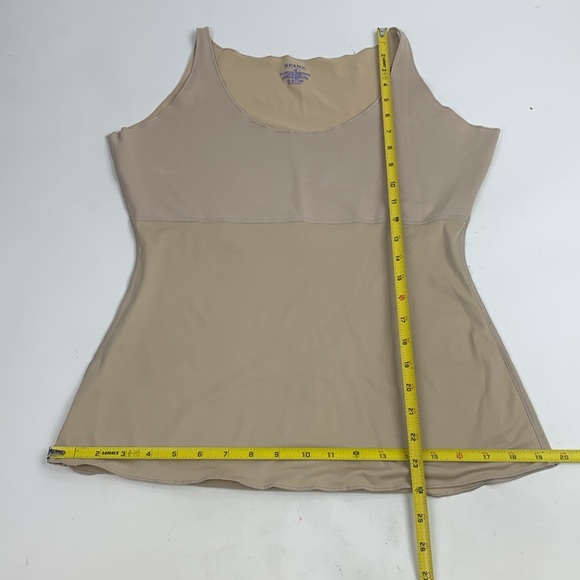 SPANX nude beige Tank top undergarment slip top Compression Slimming 1X NWOT - Picture 10 of 11